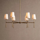 Rhodas Round Chandelier - 5-LightBrassBlushlighting