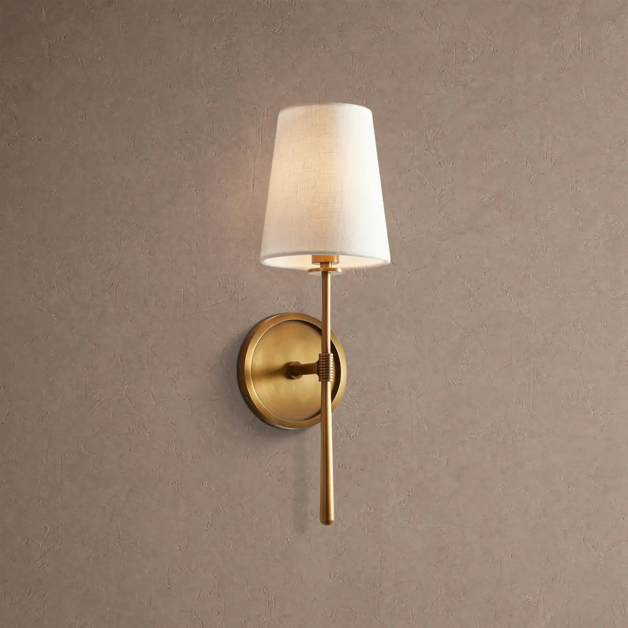 Rhodas Wall Sconce - BrassBlushlighting