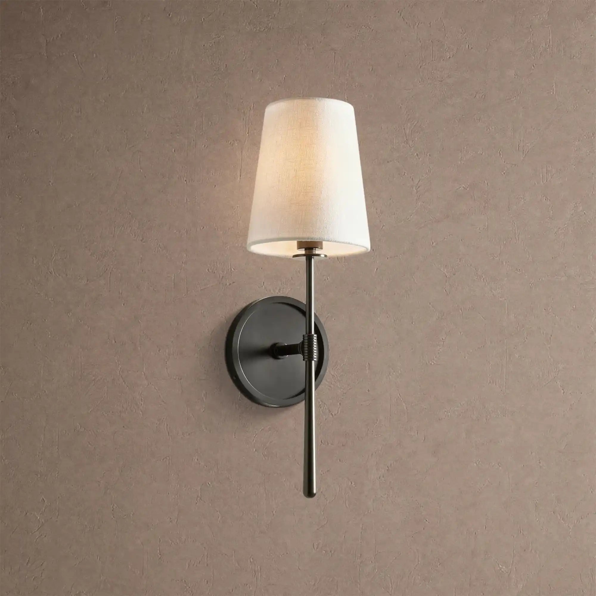 Rhodas Wall Sconce - BlackBlushlighting