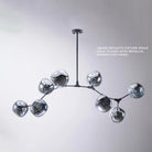 Rhome II Chandelier - Matte BlackBlushlighting