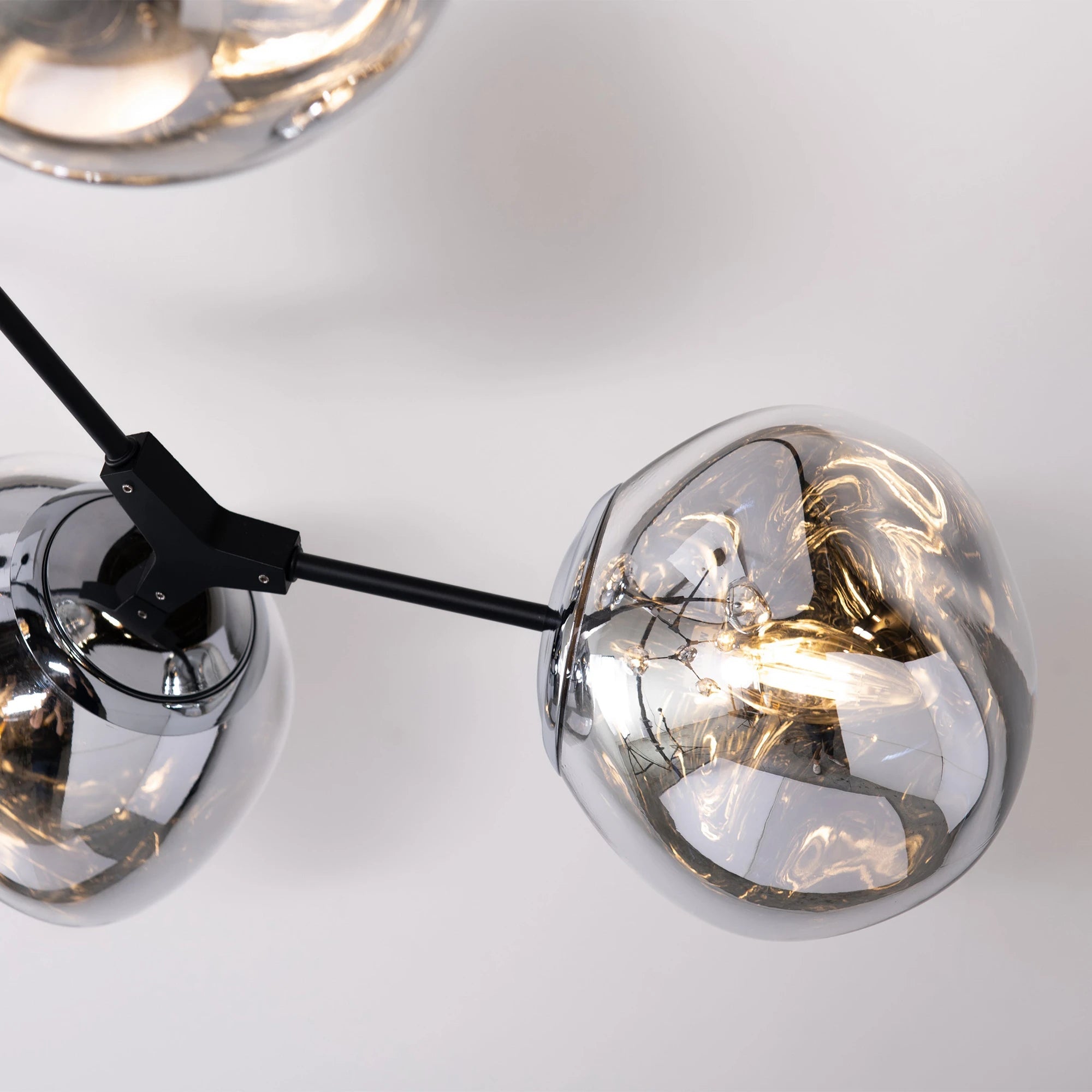 Rhome II Chandelier - Matte BlackBlushlighting