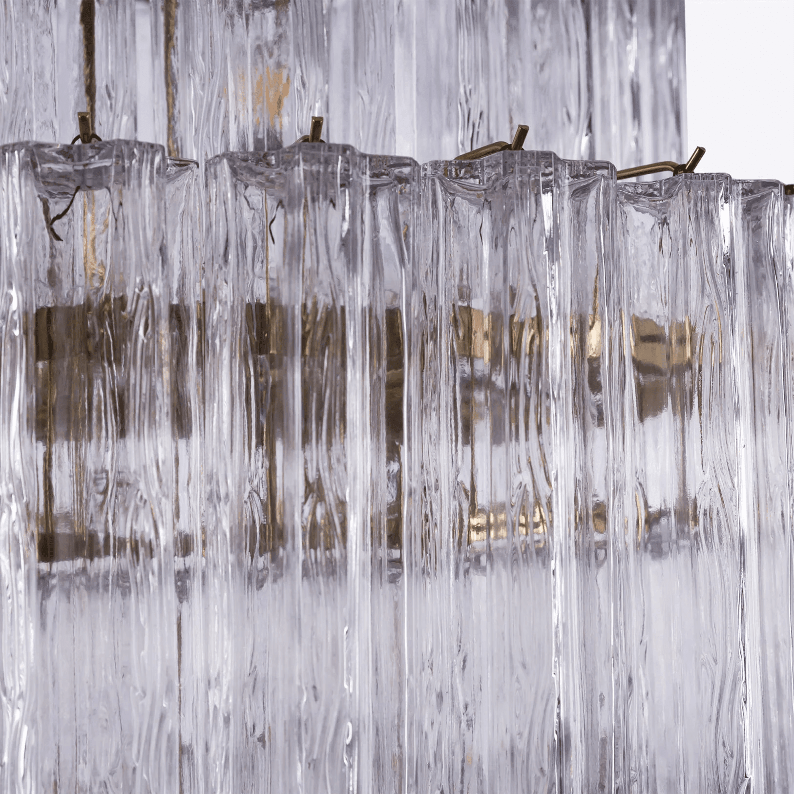 Rina Firenze Chandelier - ∅ 31.5″ x H 36.6″Smoke GrayBlushlighting