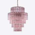 Rina Firenze Chandelier - ∅ 31.5″ x H 36.6″ClearBlushlighting