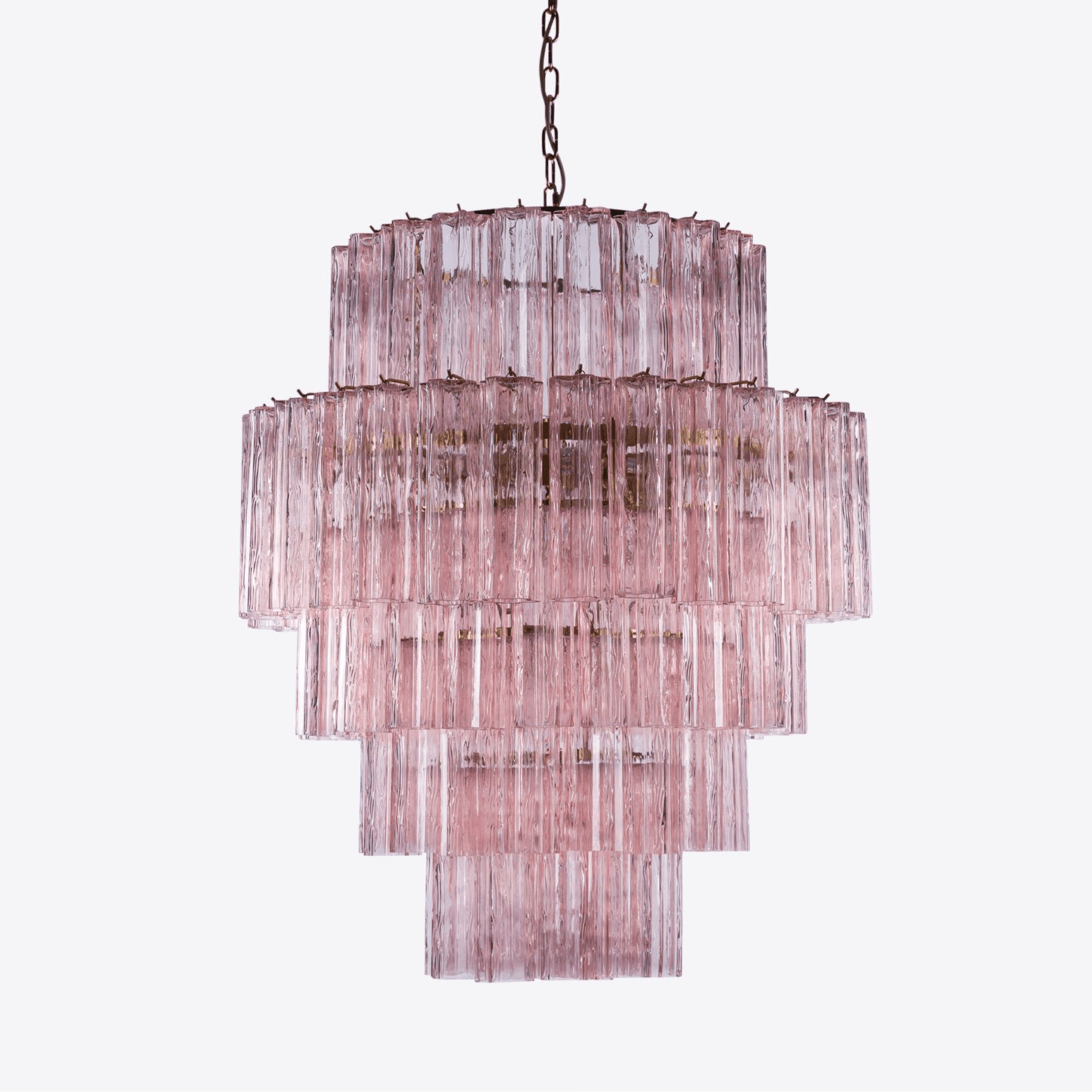 Rina Firenze Chandelier - ∅ 31.5″ x H 36.6″ClearBlushlighting