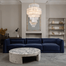 Rina Firenze Chandelier - ∅ 31.5″ x H 36.6″ClearBlushlighting