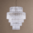 Rina Firenze Tiered Chandelier - ∅ 31.5″ x H 36.6″ClearBlushlighting