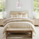 Riviera Glass Disc Chandelier 26" - Blushlighting