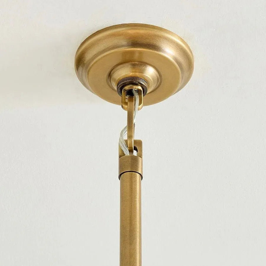 Riviera Glass Disc Chandelier 26" - Blushlighting