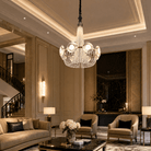 Rococo Dream Modern Sculptural Ring Chandelier - Blushlighting