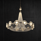 Rococo Dream Modern Sculptural Ring Chandelier - Blushlighting