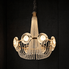 Rococo Dream Modern Sculptural Ring Chandelier - Blushlighting