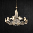 Rococo Dream Modern Sculptural Ring Chandelier - main