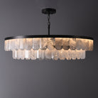 Rolantis Double Rock Crystal Chandelier - Blushlighting