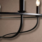 Rosalind Round Chandelier - BlackBlushlighting