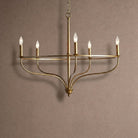 Rosalind Round Chandelier - BrassBlushlighting