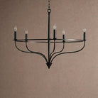 Rosalind Round Chandelier - BlackBlushlighting