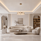 Round Block Chandelier - D600×H350Blushlighting