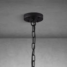 Round Brass Crystal Wagon Wheel Chandelier - 60inBlackBlushlighting