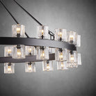 Round Brass Crystal Wagon Wheel Chandelier - 60inBlackBlushlighting