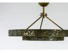 Round Vintage Alabaster Chandelier - Blushlighting