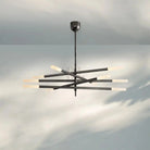 Roussea Grande 8/10-Light Articulating Chandelier-10-Light-Bronze-Etched crystal