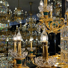 Royal Palace Crown Tiered Crystal Chandelier - CustomWarm LightBlushlighting