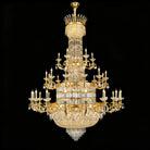 Royal Palace Crown Tiered Crystal Chandelier - 81Lights/D66.93"*H90.55"(D170cm*H230cm)Warm LightBlushlighting