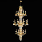 Royal Palace Crown Tiered Crystal Chandelier - 41Lights/D36.6"*H86.6"(D93cm*H220cm)Warm LightBlushlighting