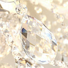 Rustic Antique European Candle Crystal Chandelier Popular Farmhouse Ceiling Light Fixture For Living Room - Blushlighting