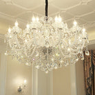 Rustic Antique European Candle Crystal Chandelier Popular Farmhouse Ceiling Light Fixture For Living Room