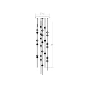 Art Design Creative Constellation Chandelier for Foyer/Staircase/High-ceiling Space