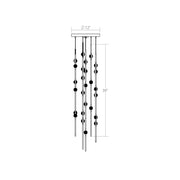 Art Design Creative Constellation Chandelier for Foyer/Staircase/High-ceiling Space