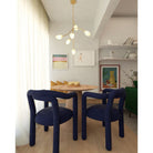 Sacura Chandelier - 6 lights L 49.2″ x W 39.4″ x H 43.3″Brass & WhiteBlushlighting