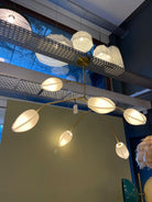 Sacura Chandelier - 6 lights L 49.2″ x W 39.4″ x H 43.3″Brass & WhiteBlushlighting