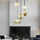 Sage Marble Chandelier - 3 LightsBlushlighting