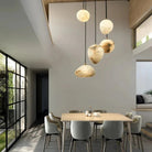 Sage Marble Chandelier - 5 LightsBlushlighting