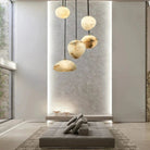 Sage Marble Chandelier - 3 LightsBlushlighting