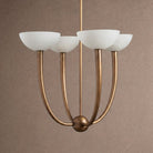 Saguaro Alabaster Chandelier - 22"BrassBlushlighting