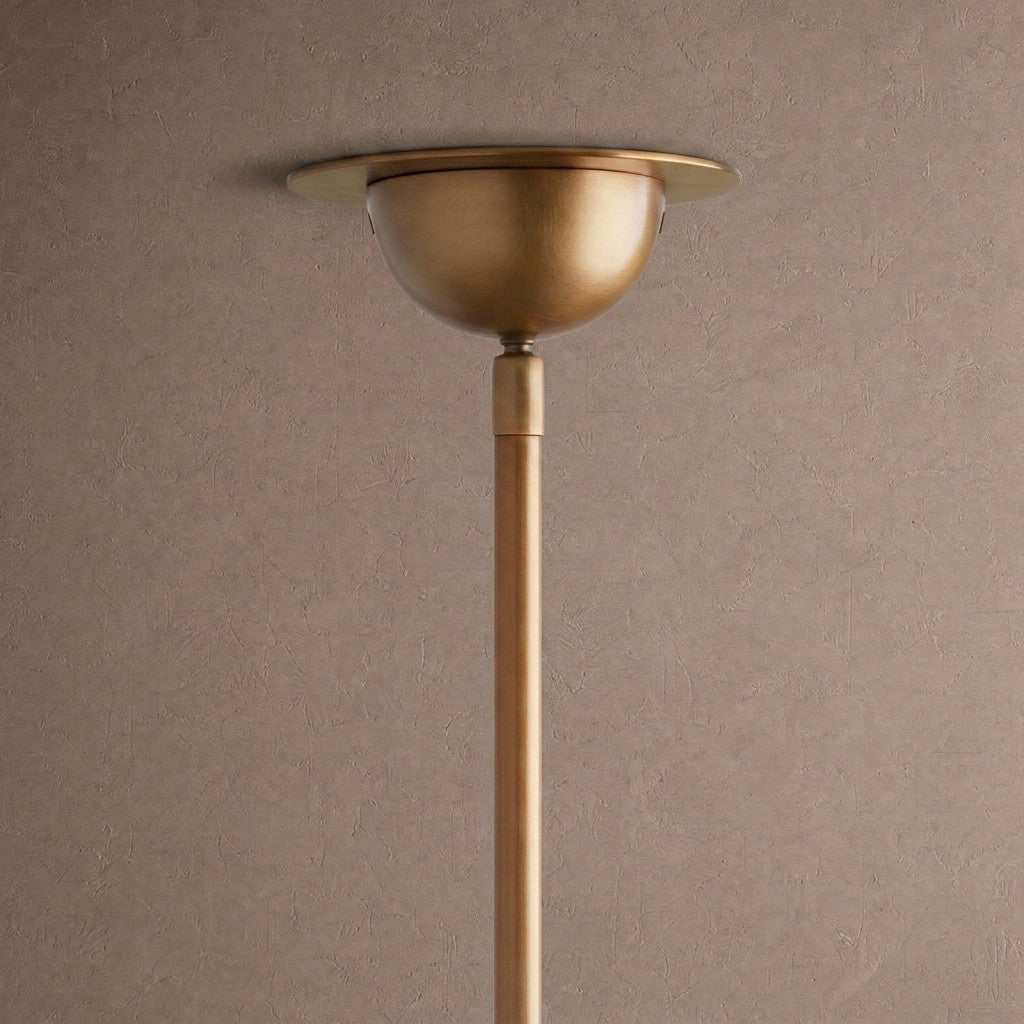 Saguaro Alabaster Chandelier - 42"BrassBlushlighting