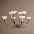 Saguaro Alabaster Chandelier - 42"BrassBlushlighting