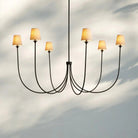 Saige Round Chandelier - Brass68"Blushlighting