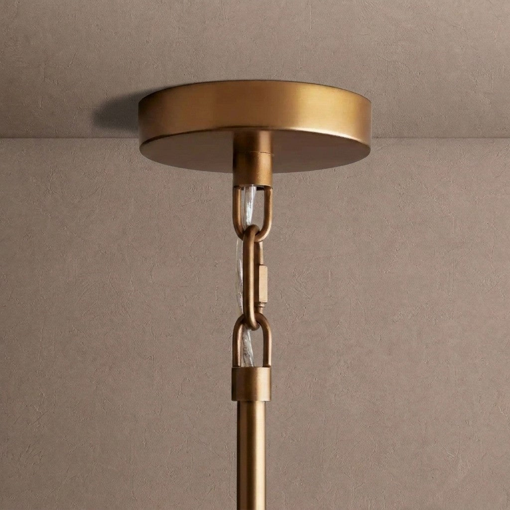 Saige Round Chandelier - Black68"Blushlighting