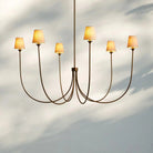 Saige Round Chandelier - Brass55"Blushlighting