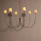 Saige Round Chandelier - Brass55"Blushlighting