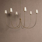 Saige Round Chandelier - Brass68"Blushlighting