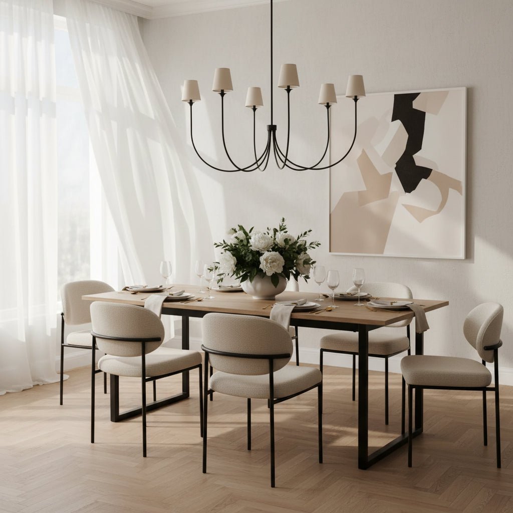 Saige Round Chandelier - Bronze55"Blushlighting