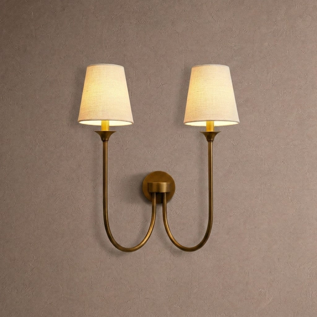 Saige Sconce - BrassBlushlighting
