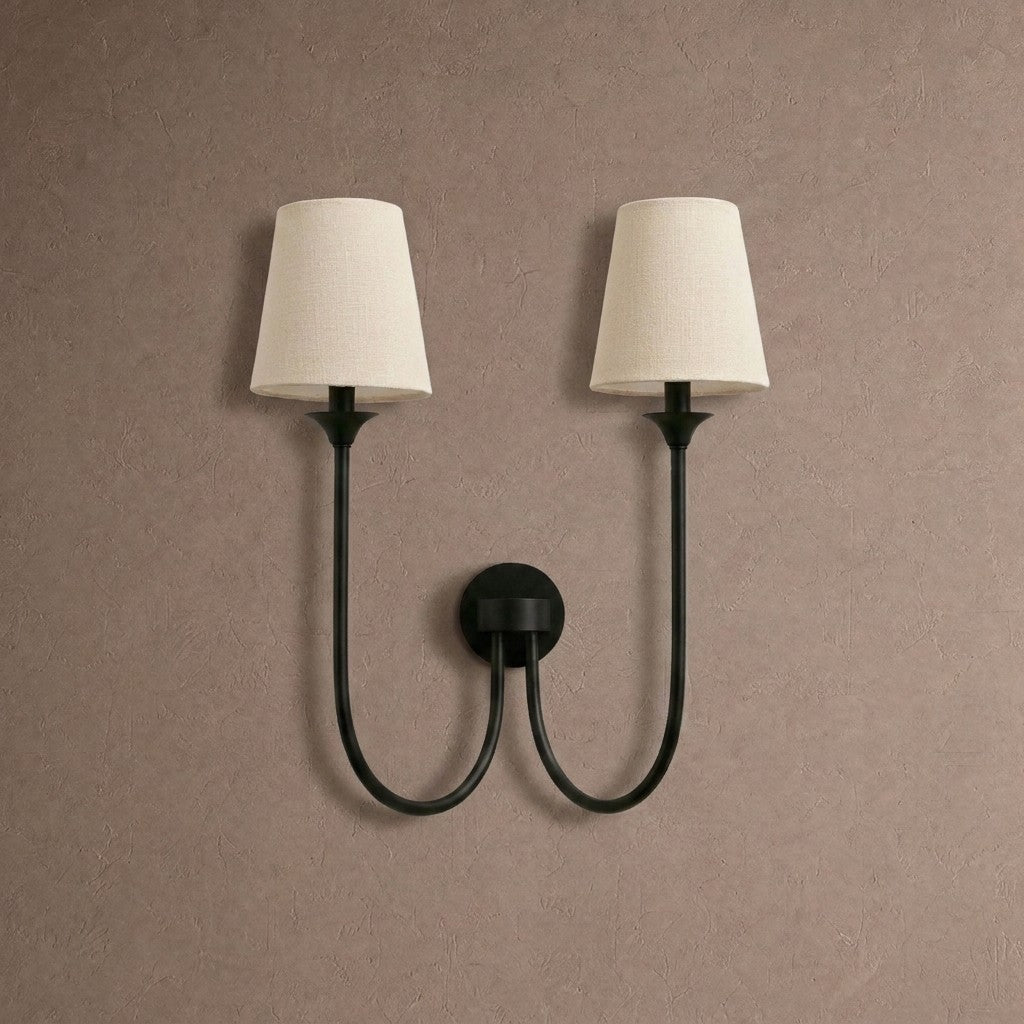 Saige Sconce - BlackBlushlighting