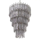 Saint Roch Modern Glass Chandelier Brass & Glass - LargeBlushlighting