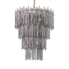 Saint Roch Modern Glass Chandelier Brass & Glass - LargeBlushlighting
